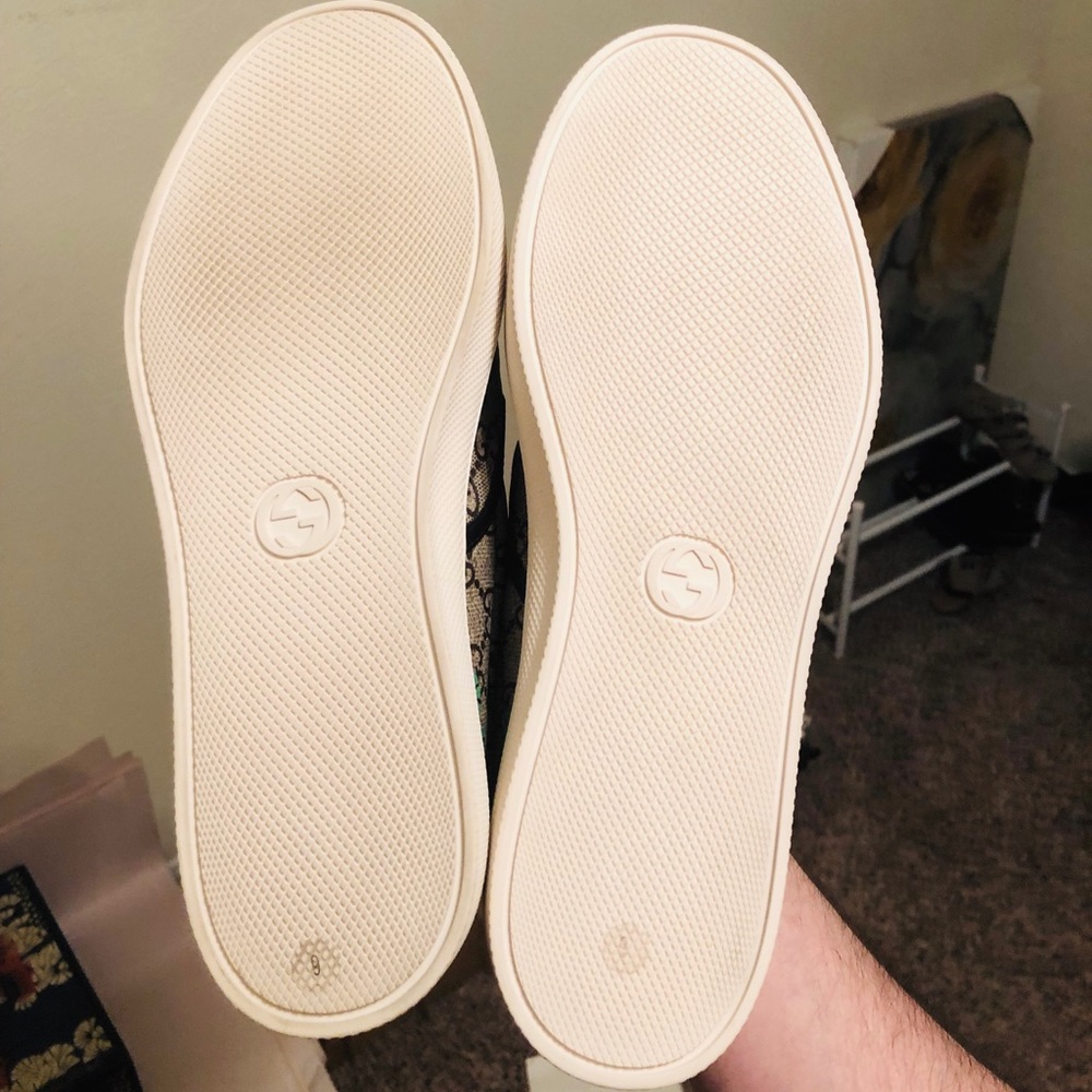 GUCCI BENGAL TIGER GG Supreme Slip On Sneakers - Picture 4 of 7